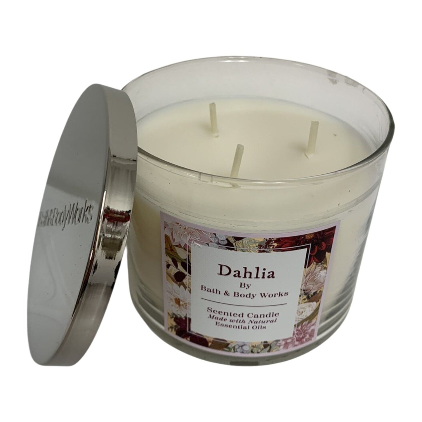 Dahlia Scented 3-Wick Candle