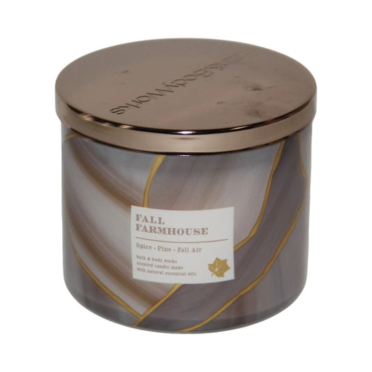 Fall Farmhouse Scented 3-Wick Candle