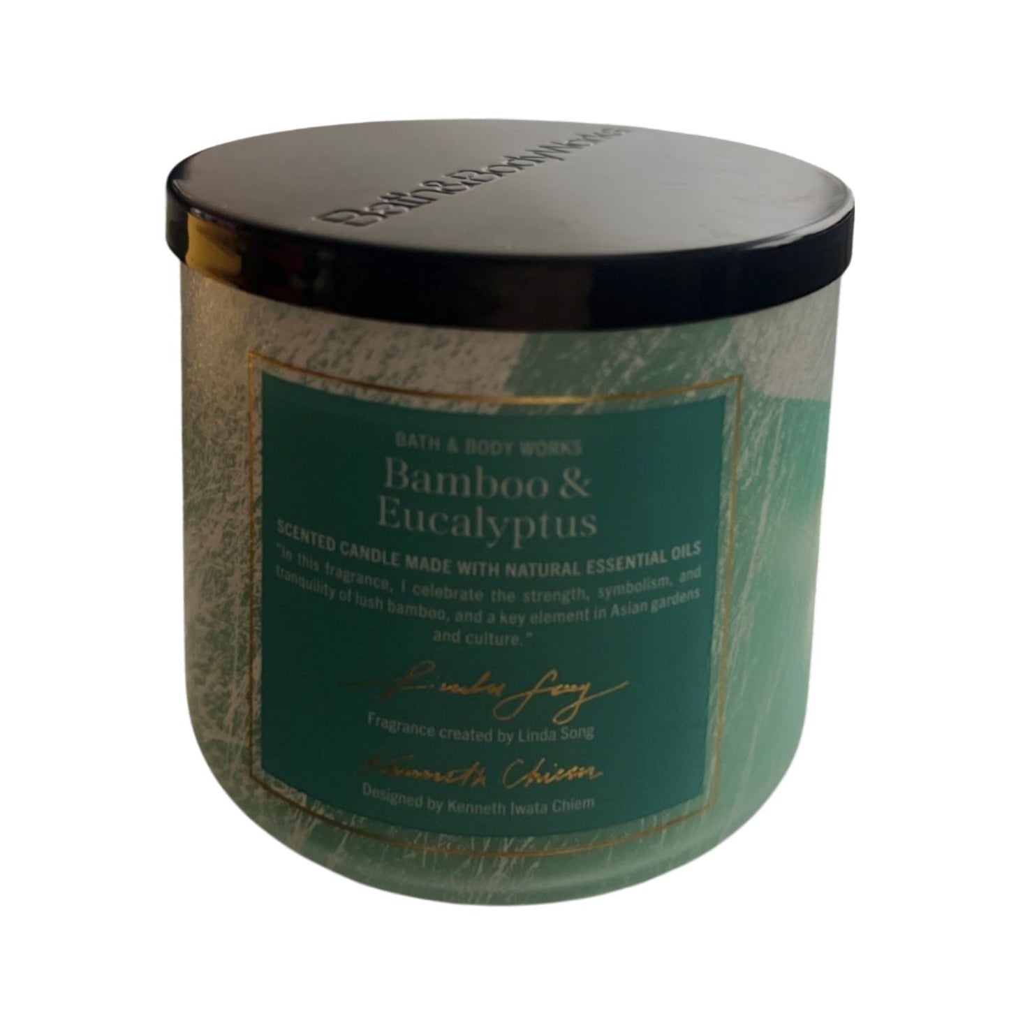 Bamboo & Eucalyptus Scented 3-Wick Candle