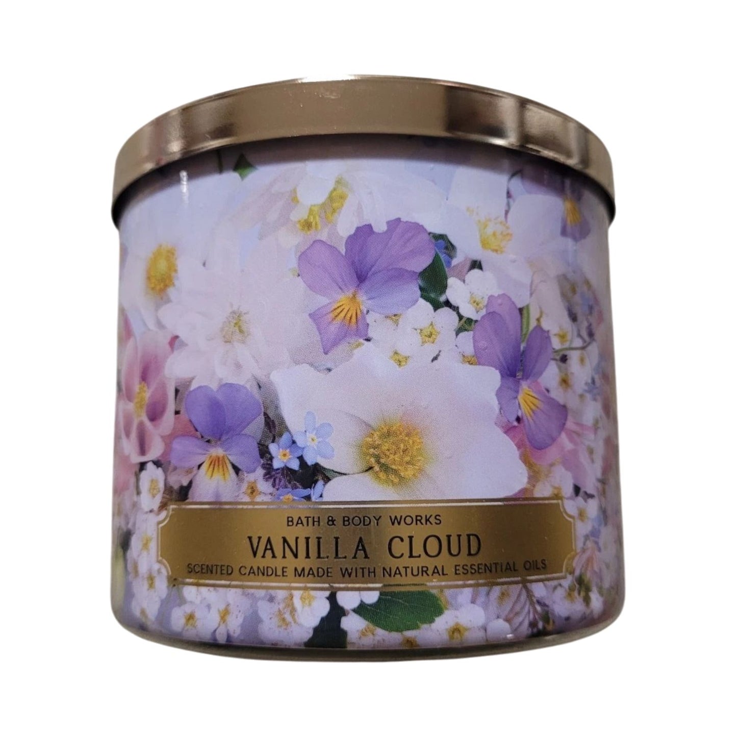 Vanilla Clouds Scented 3-Wick Candle