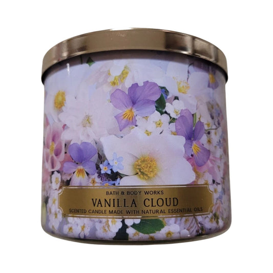 Vanilla Clouds Scented 3-Wick Candle