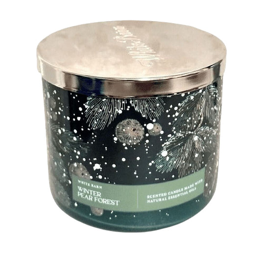 Winter Pear Forest Scented 3-Wick Candle