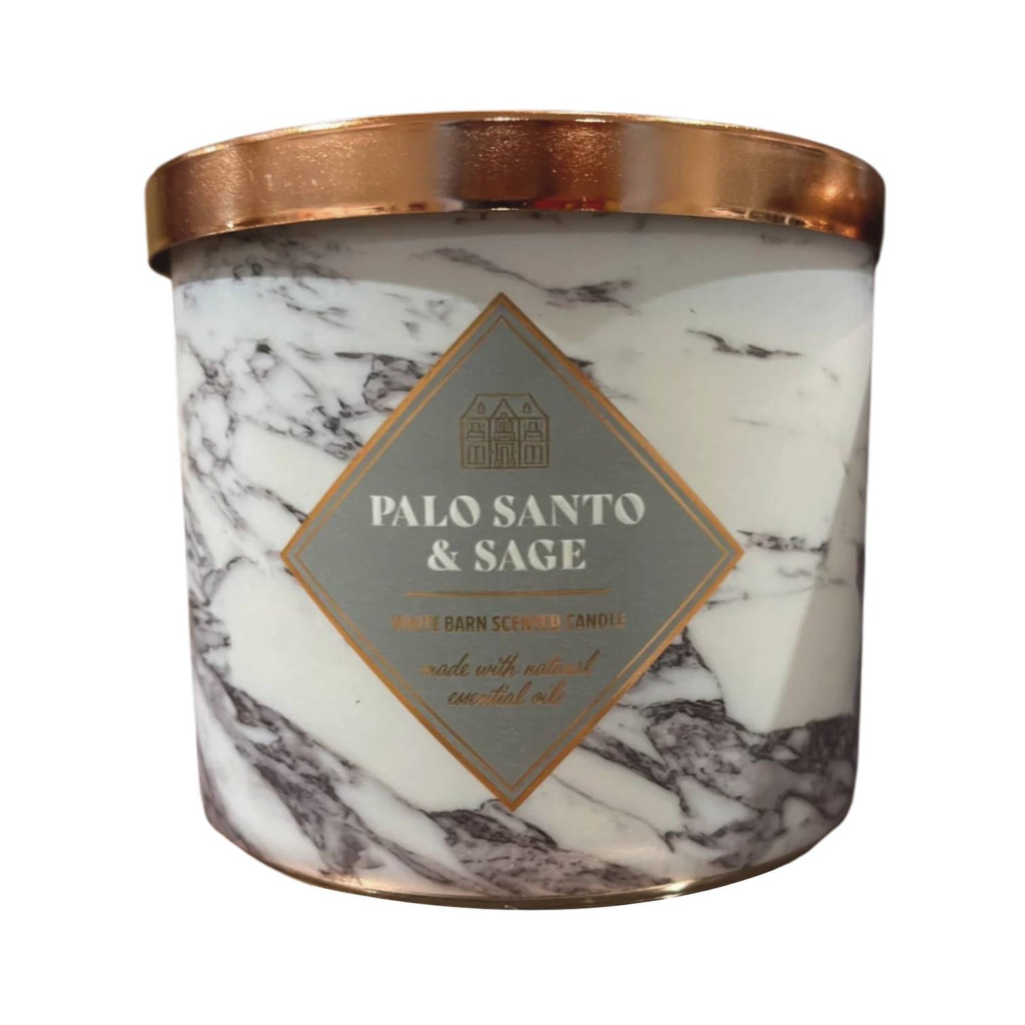 Palo Santo & Sage Scented 3-Wick Candle