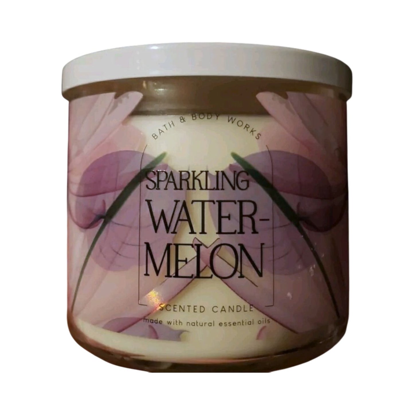 Sparkling Watermelon Scented 3-Wick Candle