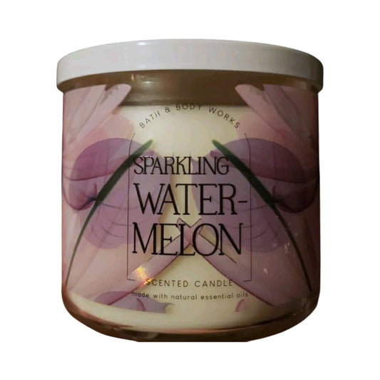 Sparkling Watermelon Scented 3-Wick Candle