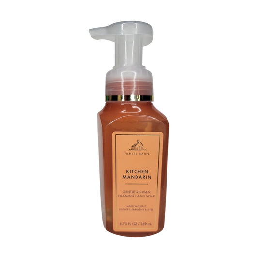 Bath Aпd Body Works Kitchen Mandarin Gentle & Clean Foarming Hand Soap (White Barn)
