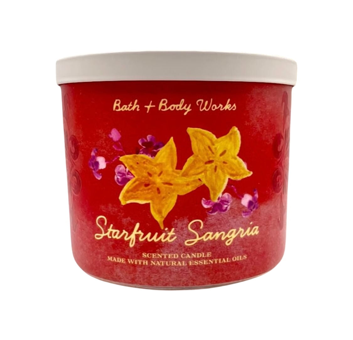 Starfruit Sangria Scented 3-Wick Candle