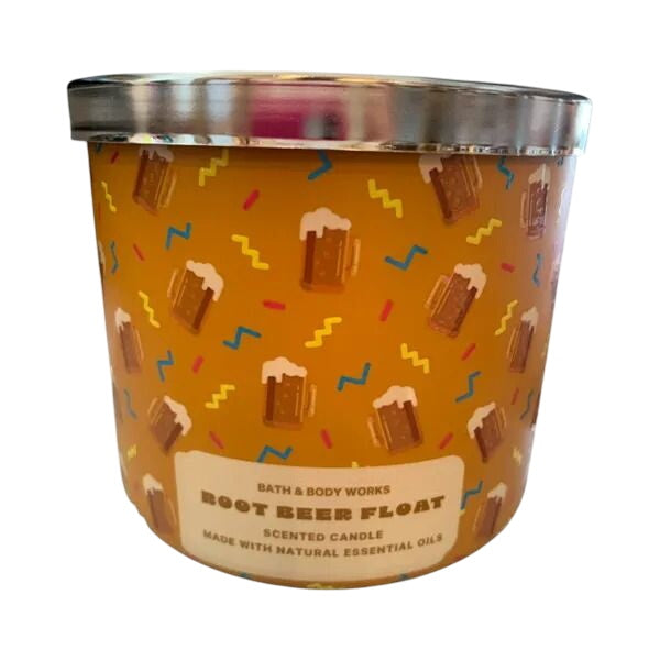 Root Beer Float Scented 3-Wick Candle