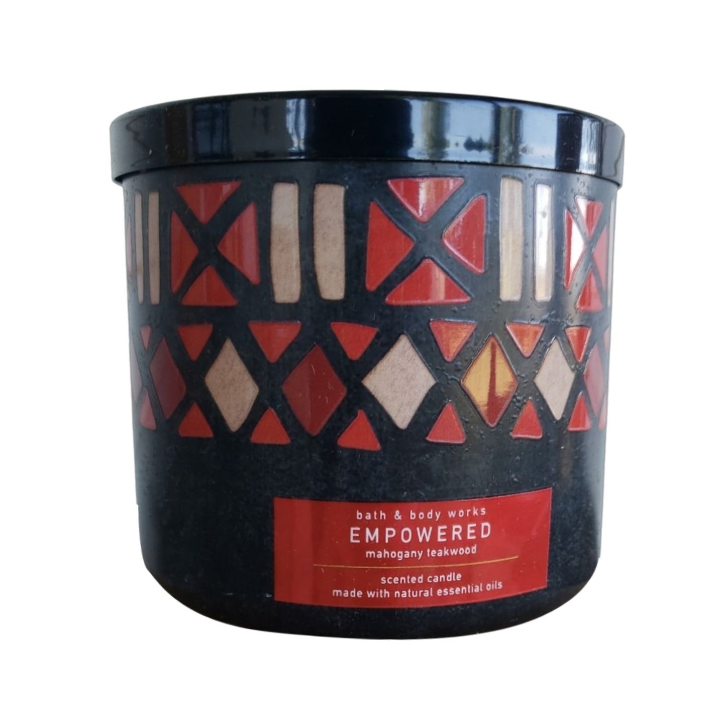 Empowered Mahogany Teakwood Scented 3-Wick Candle