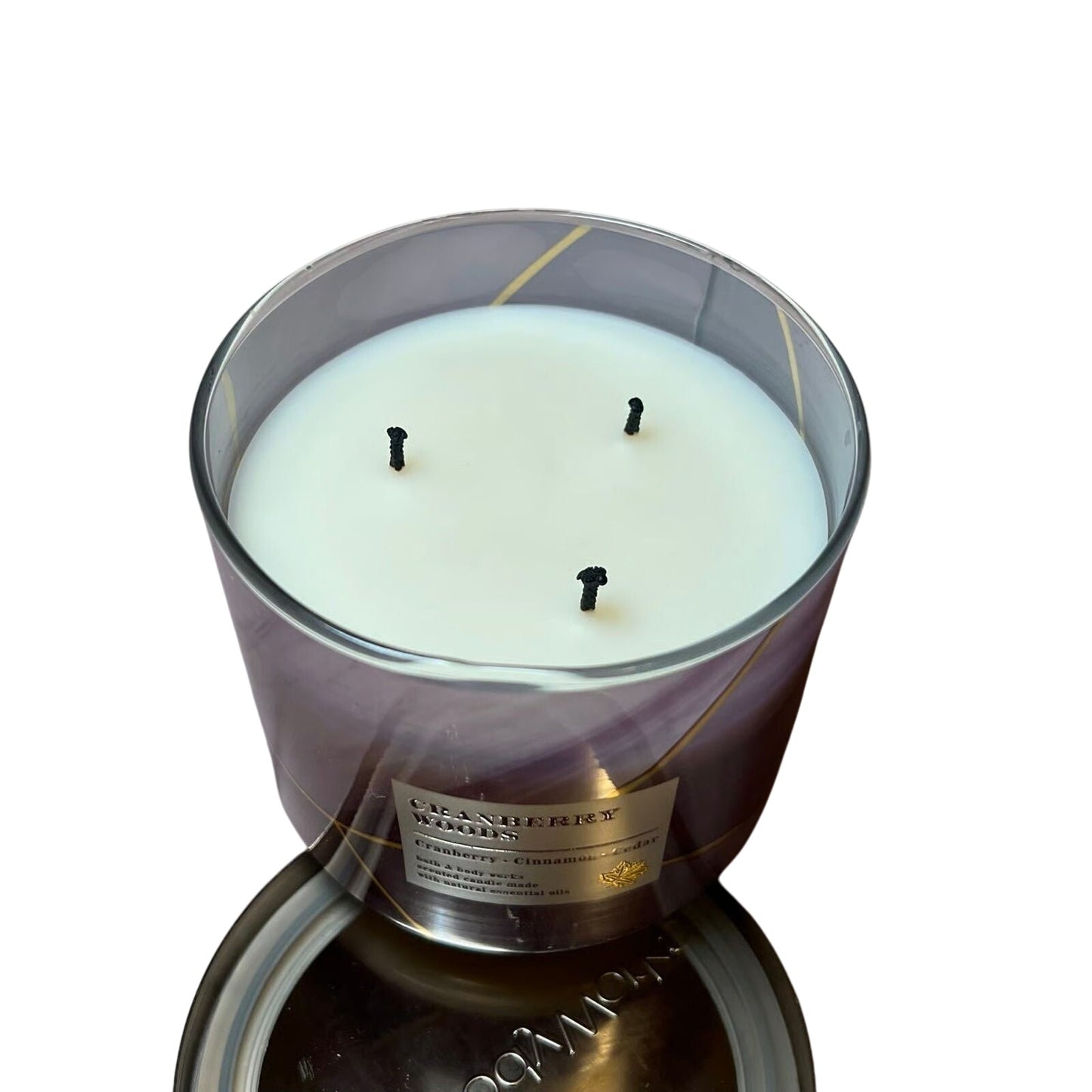 Cranberry Woods Scented 3-Wick Candle