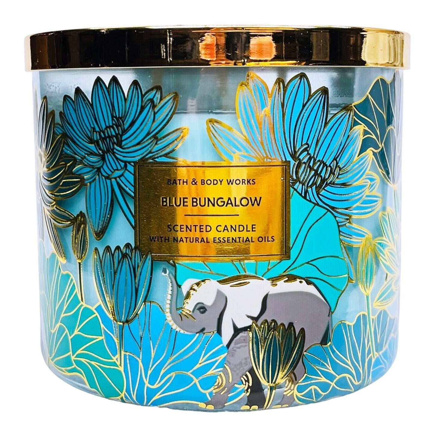 Blue Bungalow 3-Wick Scented Candle