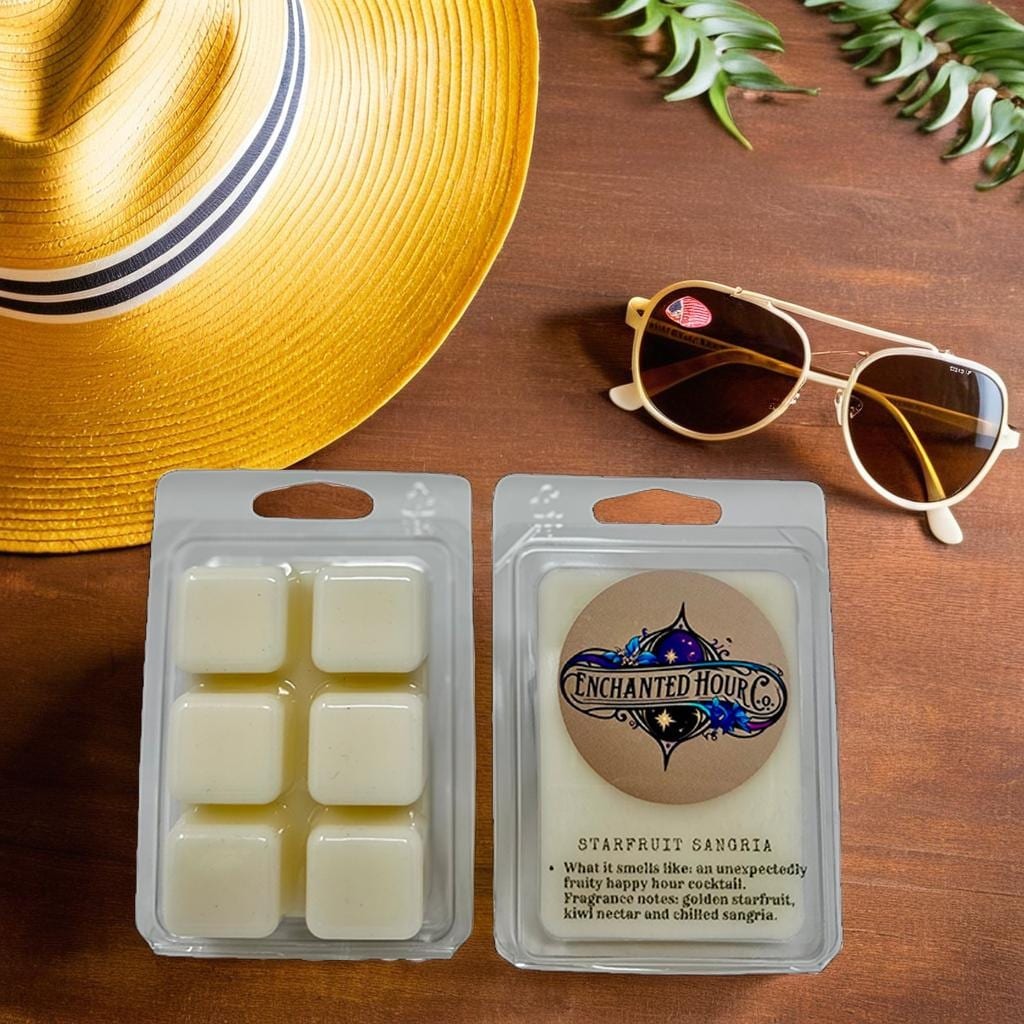 Starfruit Sangria Wax Melts | Bath & Body Works | Starfruit, Peach Nectar, Sparkling Citrus Scent | Enchanted Hour Co