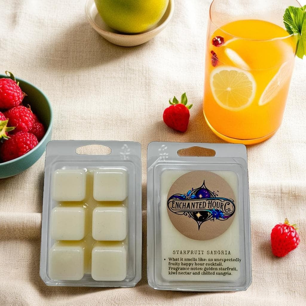 Starfruit Sangria Wax Melts | Bath & Body Works | Starfruit, Peach Nectar, Sparkling Citrus Scent | Enchanted Hour Co