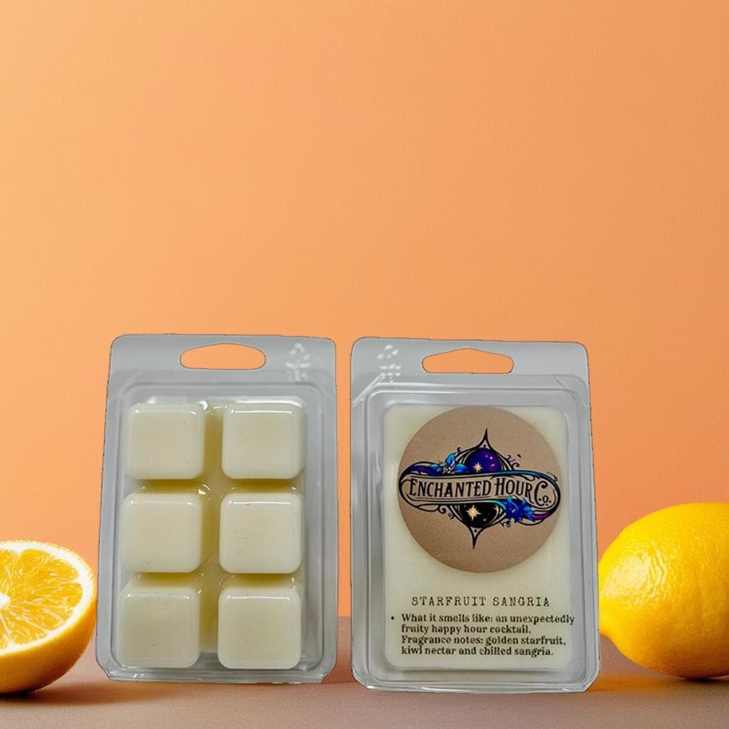Starfruit Sangria Wax Melts | Bath & Body Works | Starfruit, Peach Nectar, Sparkling Citrus Scent | Enchanted Hour Co