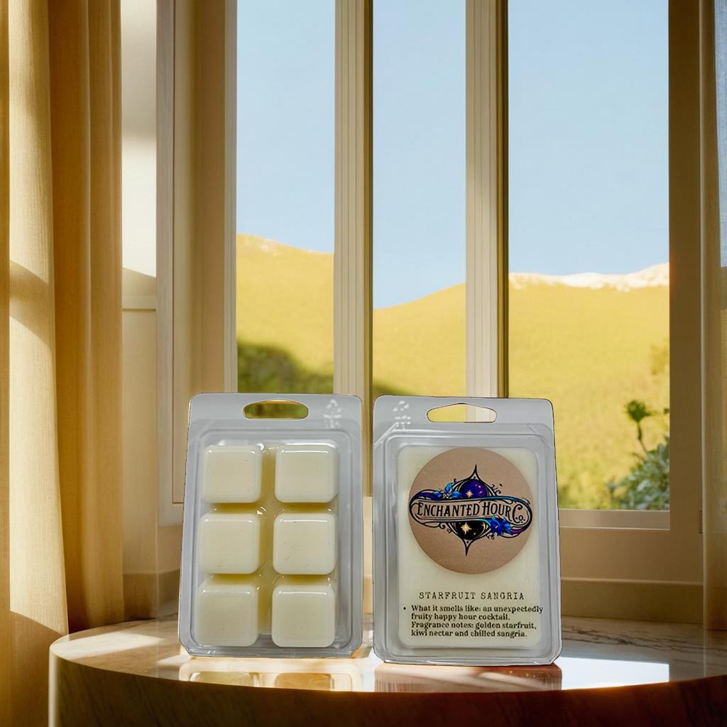 Starfruit Sangria Wax Melts | Bath & Body Works | Starfruit, Peach Nectar, Sparkling Citrus Scent | Enchanted Hour Co