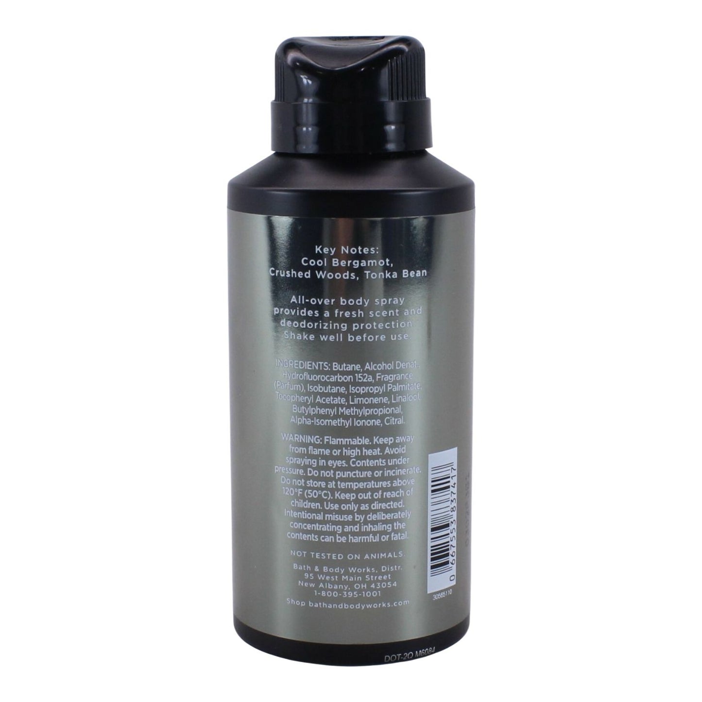 Bath & Body Works Steel Deodorizing Body Spray (Men's Collection) 