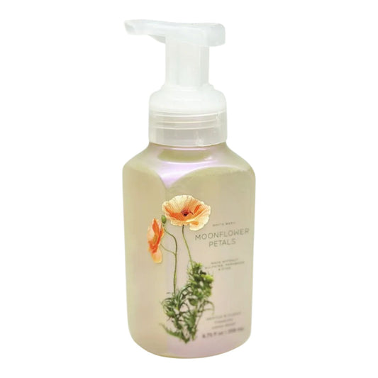 Bath and Body Works Moonflower Petals Gentle & Clean Foaming Hand Soap (White Barn) 8.75 fl oz / 259 mL
