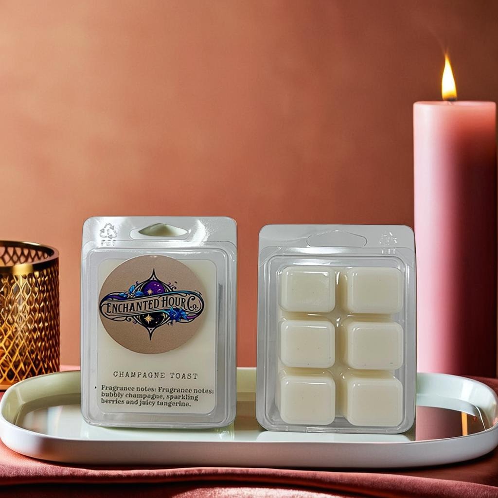 Champagne Toast Wax Melts | Bubbly Champagne, Juicy Nectarine, Sparkling Berries | Bath and Body Works | Enchanted Hour Co.