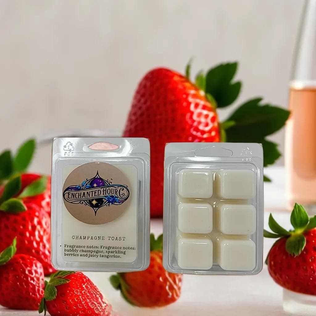 Champagne Toast Wax Melts | Bubbly Champagne, Juicy Nectarine, Sparkling Berries | Bath and Body Works | Enchanted Hour Co.