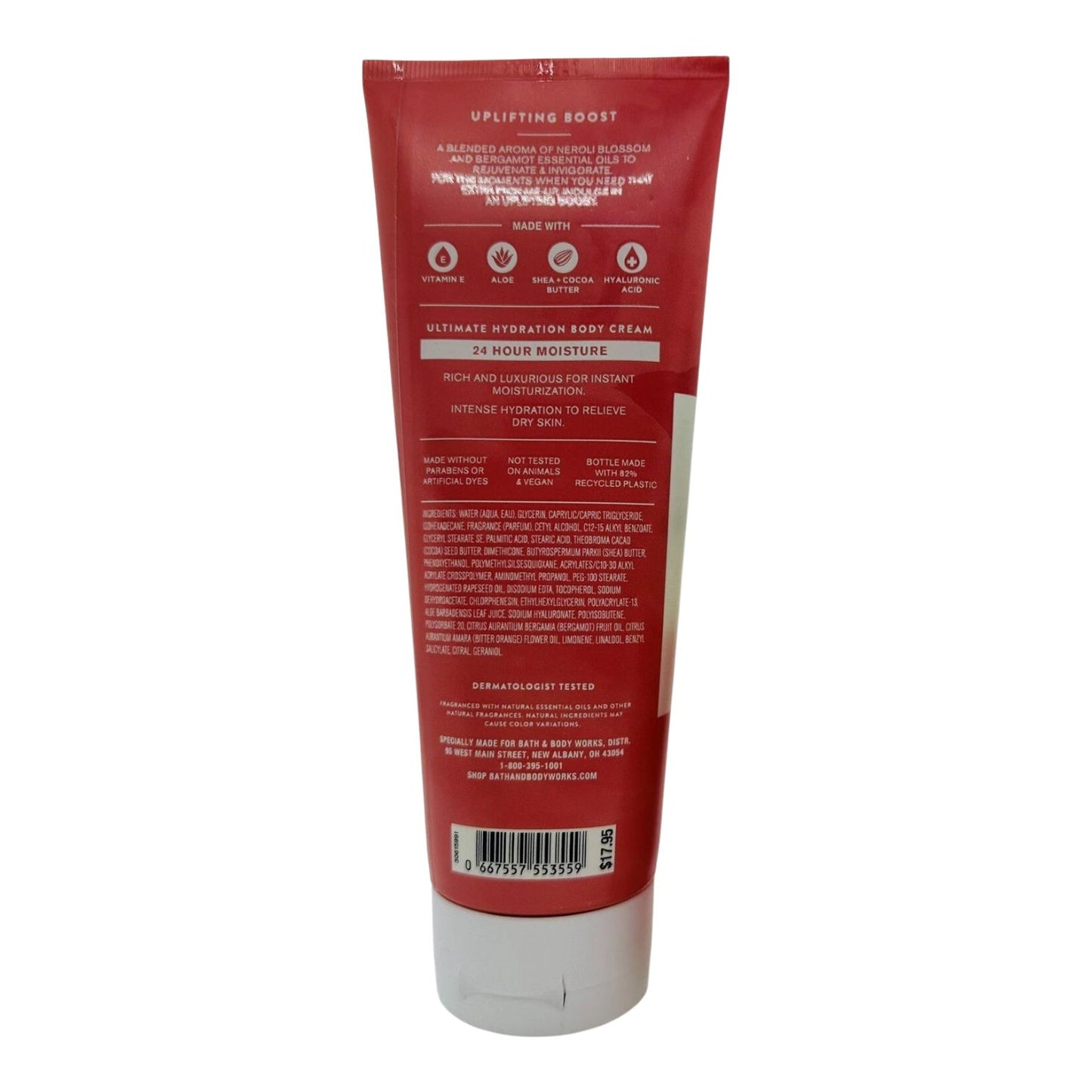 Neroli Blossom Bergamot Ultimate Hydration Body Cream (Aroma)