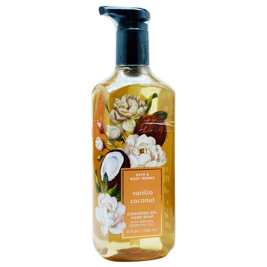 Bath and Body Works Vanilla Coconut Cleansing Gel Hand Soap (8 fl oz / 236 mL)