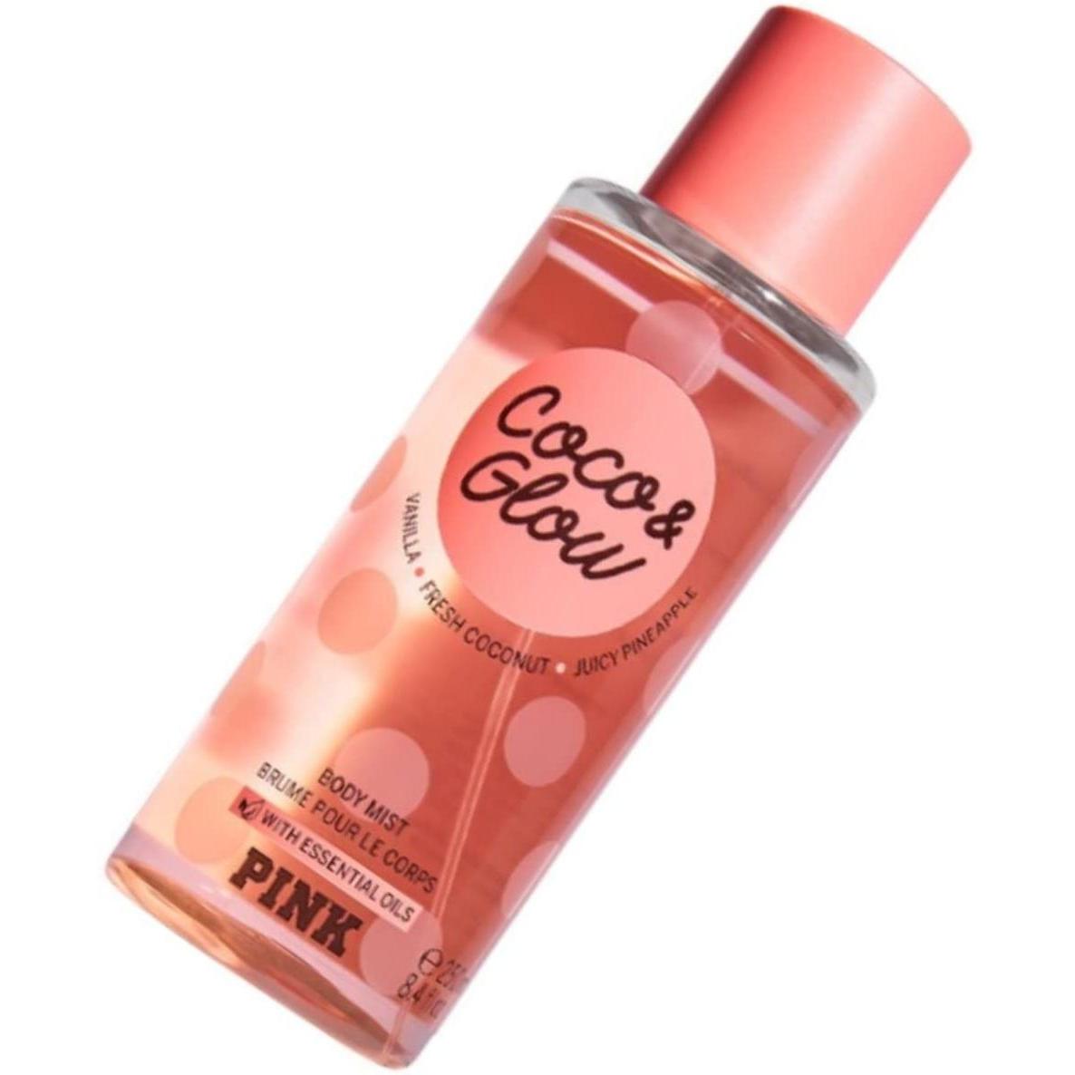 Victoria's Secret Pink Coco & Glow Body Mist Spray 