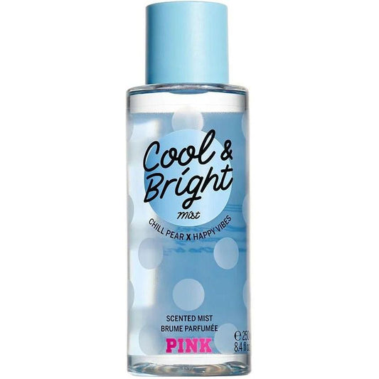 Victoria's Secret Pink Cool And Bright Chill Pear X Happy Vibes Scented Mist Spray For Women 