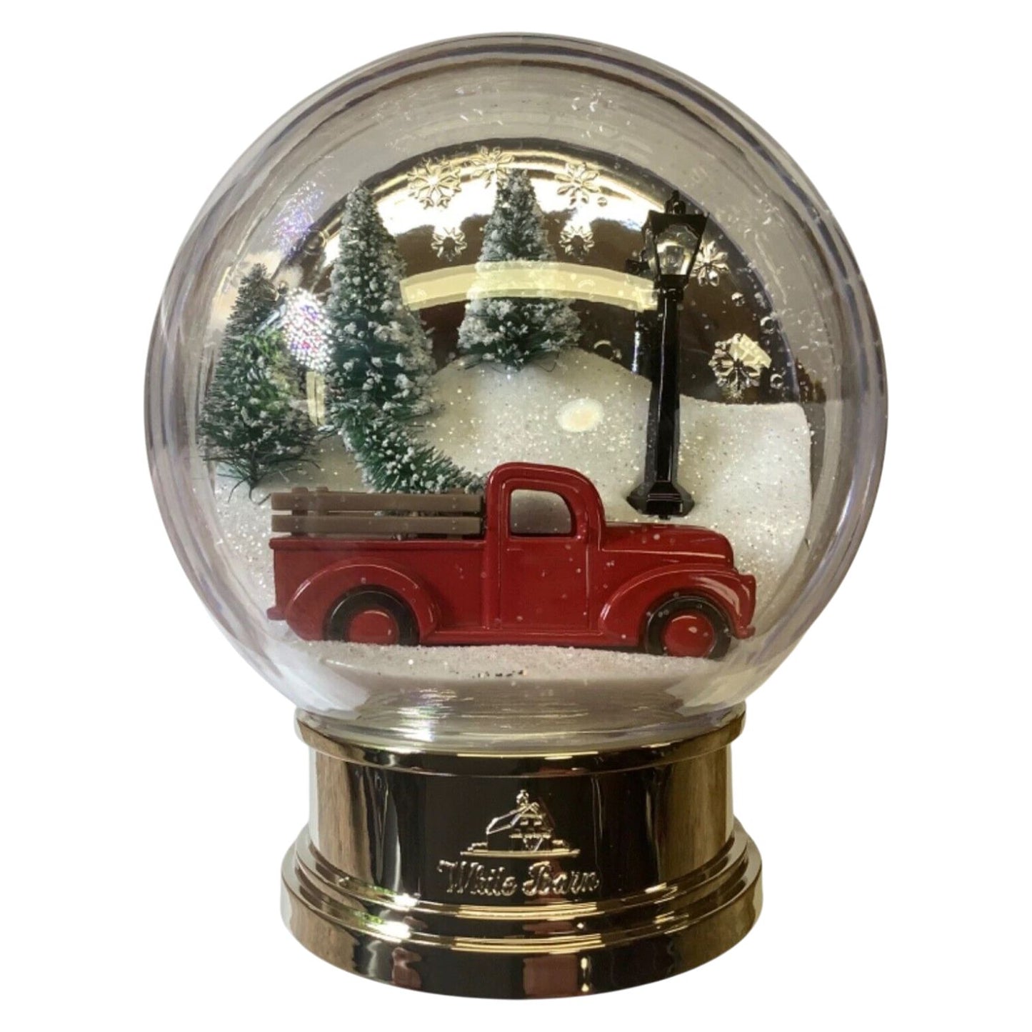 Red Truck Globe Wallflower Plug Nightlight Winter