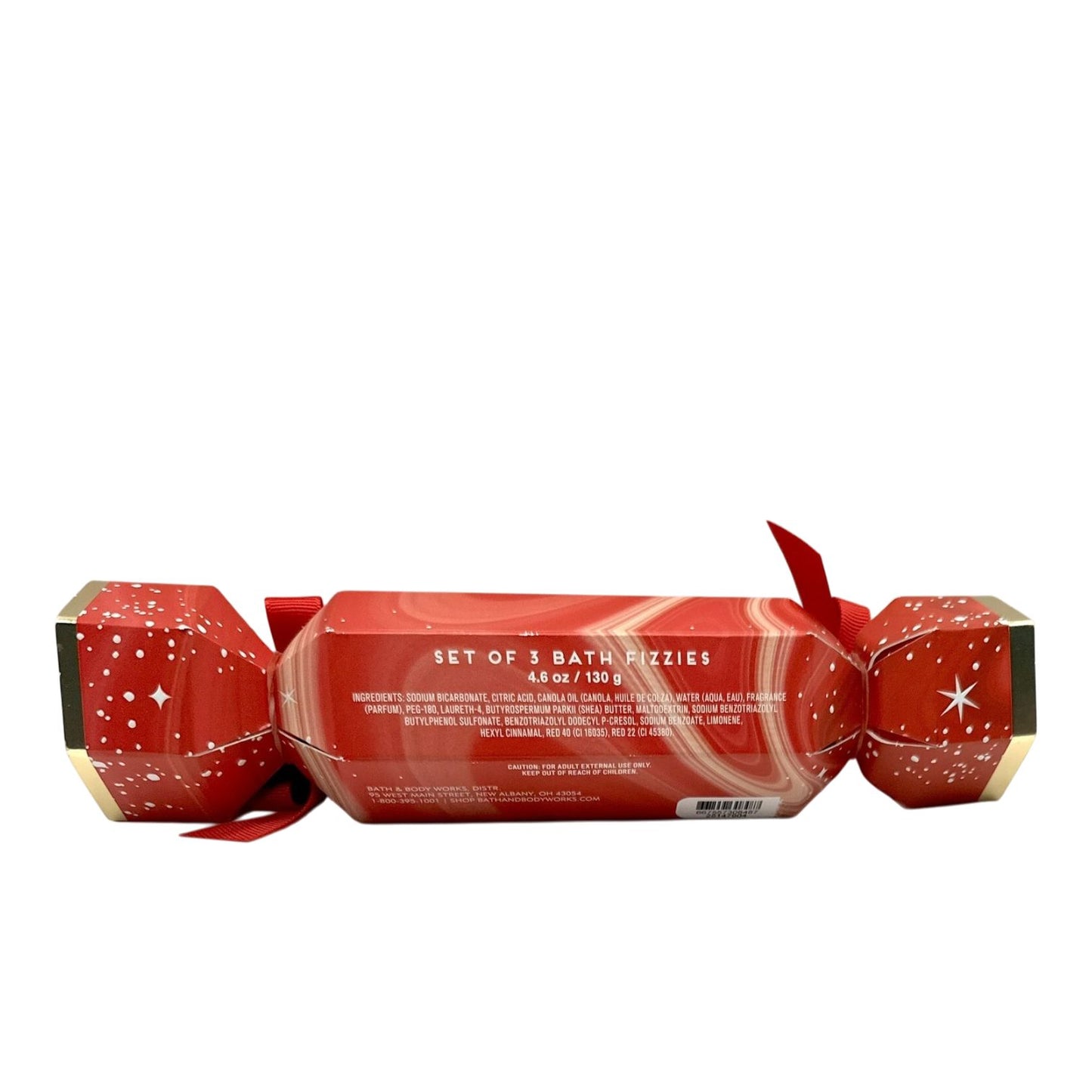 Winter Candy Apple Set Of 3 Bath Fizzies